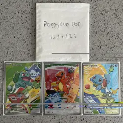 Pokemon TCG First Partner Illustration Gen 1 Kanto Starters Set Mint/Near Mint - Image 1
