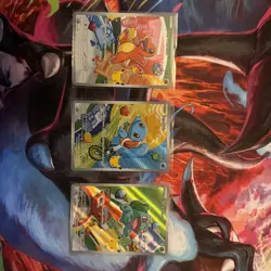 Pokemon TCG First Partner Illustration Gen 1 Kanto Starters Set Mint/Near Mint - Image 4