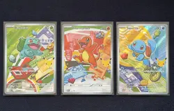 Pokemon TCG First Partner Illustration Gen 1 Kanto Starters Set NM/M - Image 1
