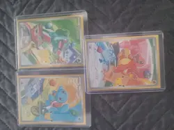 Pokemon TCG First Partner Illustration Gen 1 Kanto Starters Set Mint/Near Mint - Image 1