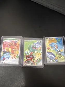 Pokemon TCG First Partner Illustration Gen 1 Kanto Starters Set Mint/Near Mint - Image 1