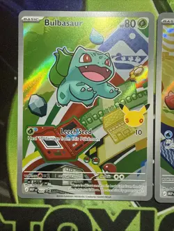 Pokemon TCG First Partner Illustration Gen 1 Kanto Starters Set NM - Image 2