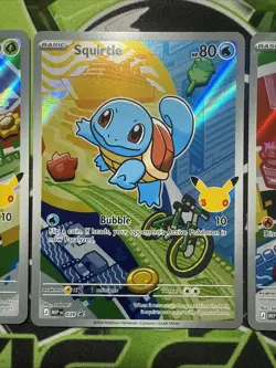 Pokemon TCG First Partner Illustration Gen 1 Kanto Starters Set NM - Image 3