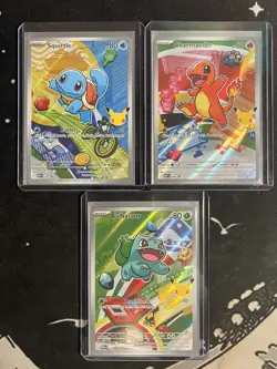 Pokemon TCG First Partner Illustration Gen 1 Kanto Starters Set Mint/Near Mint - Image 4