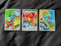 Pokemon TCG First Partner Illustration Gen 1 Kanto Starters Set Mint/Near Mint - Image 1