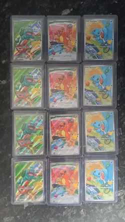 Pokemon TCG First Partner Illustration Gen 1 Kanto Starters Set Mint/Near Mint - Image 1