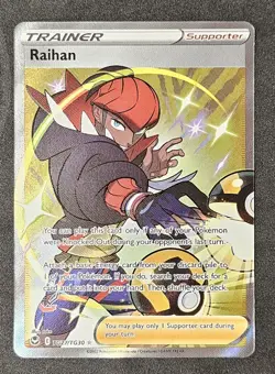 SWSH09: Brilliant Stars Trainer Gallery RAIHAN Ultra Rare #TG27 Pokemon TCG a - Image 1