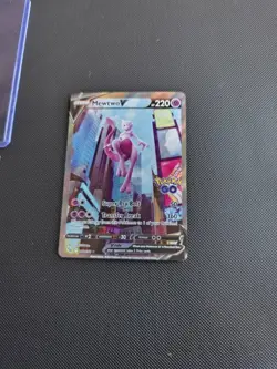 Mewtwo V (Alternate Full Art) 072/078 Pokemon GO Holo - Image 1