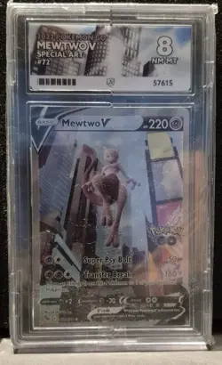 Mewtwo V (Alternate Full Art) 072/078 Pokemon GO Holo ACE 8 - Image 1
