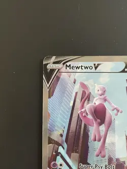 Mewtwo V (Alternate Full Art) 072/078 Pokemon GO Holo - Image 2