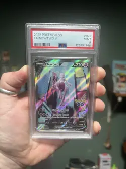 Mewtwo V (Alternate Full Art) 072/078 Pokemon GO Holo - Image 1