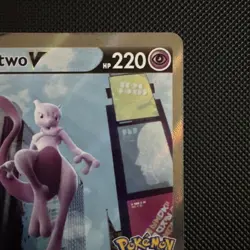 Mewtwo V (Alternate Full Art) 072/078 Pokemon GO Holo - Image 3