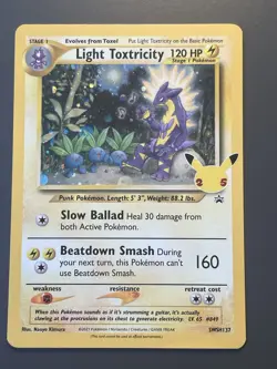 Light Toxtricity SWSH137 SWSH: Sword & Shield Promo Cards Holo - Image 1