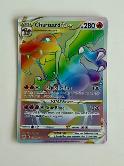 Pokemon Charizard VSTAR 174/172 Brilliant Stars Secret Rare Card NM - Image 1