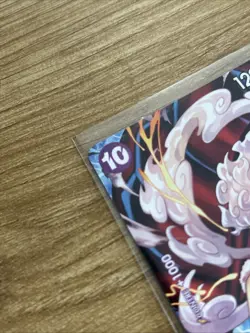 ONE PIECE Luffy P-041 Paris Promo Exclusive Stamp Gear 5 NM card Game French - Image 2