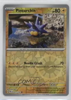 Pincurchin Reverse Foil Pokemon SV02: Paldea Evolved #072 - Image 1