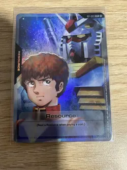 Gundam Card Game RP-003 Promo Resource Card – Amuro Ray & RX-78-2 Gundam - Image 1