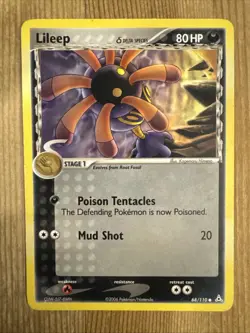 Lileep 68/110 Pokemon Card HP Condition (EX Holon Phantoms) - Image 1
