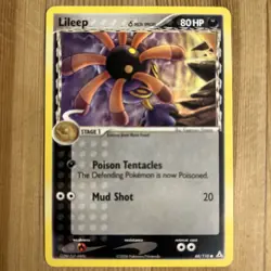 Lileep 68/110 Pokemon Card LP Condition (EX Holon Phantoms) - Image 1