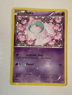 Pokemon RALTS RC8/RC25 Black & White Legendary Treasures Holo Radiant Card NM/M - Image 1