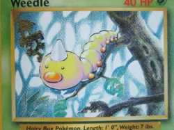 Weedle - 69/102 - Common WOTC TCG—Base Set Pokemon Card - Image 2