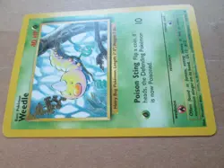 Weedle - 69/102 - Common WOTC TCG—Base Set Pokemon Card - Image 3