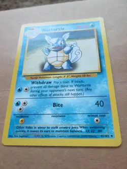 Wartortle - 42/102 - Uncommon WOTC TCG—Base Set Pokemon Card - Image 5