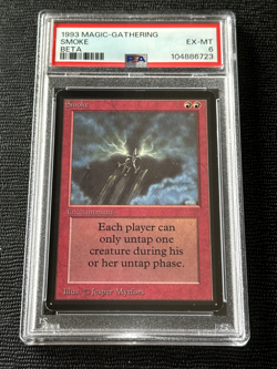 Beta Smoke Limited Edition Magic the Gathering MTG PSA EX-MT - Image 1