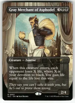 Gray Merchant of Asphodel 7 Secret Lair Countdown Kit Magic: The Gathering NM - Image 1