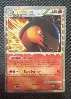TYPHLOSION 110 PRIME HOLO TRIUMPHANT HEARTGOLD SOULSILVER POKEMON - Image 1