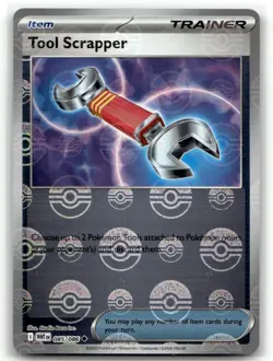 Tool Scrapper (Poke Ball Pattern) 085/086 Holo SV: White Flare Pokemon NM - Image 1