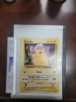 Rare Pikachu Pokemon Promocard,6" by 8". - Image 2