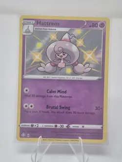 2021 Pokemon SWSH Shining Fates Hattrem Shiny Vault #SV055/SV122 - Image 4