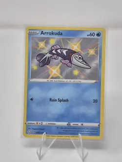 Arrokuda - SV031/SV122 - Pokemon Shining Fates Sword Shield Shiny Rare Card NM - Image 1