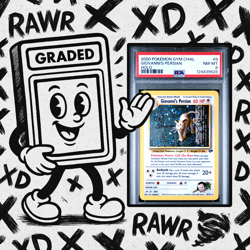 2000 POKEMON GYM CHALLENGE HOLO #8 GIOVANNI S PERSIAN Graded PSA 8 NM-MT - Image 1