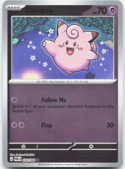Clefairy 030/088 Common Perfect Order Pokemon Reverse Holo Near Mint - Image 1