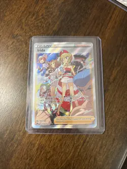 Pokemon Irida Trainer Supporter Full Art Ultra Rare Holo GG63/GG70 Crown Zenith - Image 1