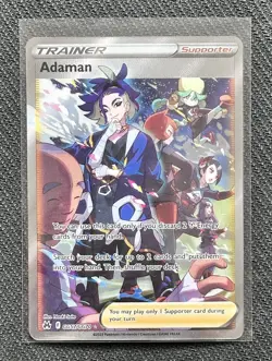 Adaman GG57/GG70, Crown Zenith: Galarian Gallery, Full Art Holo, Pokemon TCG, NM - Image 1