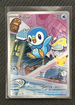 Piplup 042 Holo Promo ME: Mega Evolution Promo Pokemon Near Mint - Image 1