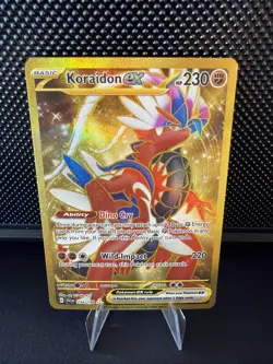 Koraidon ex 254/198 SV01: Scarlet & Violet Gold Hyper Rare Pokemon TCG NM - Image 1