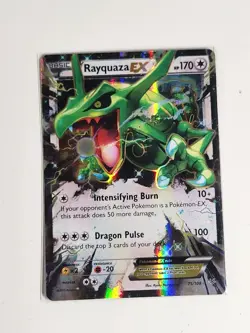 The Pokemon Company Rayquaza EX 75/108 Roaring Skies Holo Ultra Rare 170 HP - Image 1