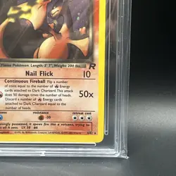 Dark Charizard 4/82 Holo Team Rocket Pokemon TCG ACE 6 - Image 4