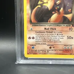 Dark Charizard 4/82 Holo Team Rocket Pokemon TCG ACE 6 - Image 5