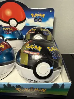 Pokemon TCG- Pokemon Go Set- 6 Pokeball Tins- Factory Sealed and Display Case - Image 2