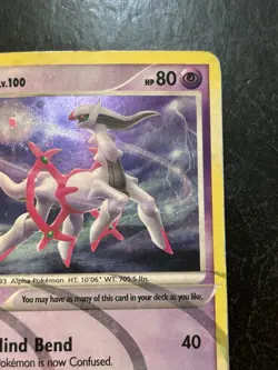 Arceus [HP/DMG] AR7 - Platinum: Arceus - Holofoil Rare - Pokemon TCG - Image 2