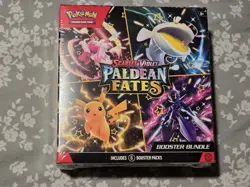 Pokemon TCG Scarlet And Violet Series Paldean Fates Booster Bundle Box Sealed - Image 1