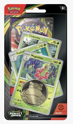 Pokemon Perfect Order Premium Checklane Blister Booster Pack Meganium Line | NEW - Image 1