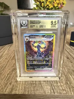 Pokemon 2025 SV Prismatic Evolutions Umbreon ex 161/131 SIR Holo Tera BGS 9.5 - Image 3