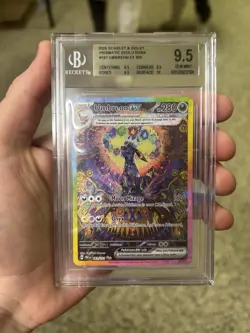POKEMON UMBREON EX 161/131 SV: PRISMATIC EVOLUTIONS HOLO BECKETT 9.5 TRUE GEM+ - Image 1