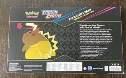 Pokemon Sword & Shield Crown Zenith Pikachu VMAX Special Collection Sealed Box - Image 2